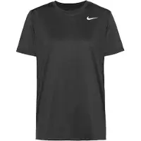 Nike Dri-FIT Women's T-Shirt BLACK/WHITE, størrelse Medium