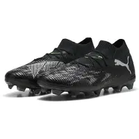 Puma FUTURE 8 MATCH FG/AG Football Boots Unisex, Shoes, Black/Cool Light Gray/Green, 48