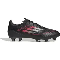 Adidas Herre F50 League Stealth Sejr Pakke SG Blød Jord Fodboldstøvler Sort/Iron Metallic/Lucid Red