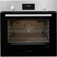 Bosch Serie | 2 HBF133BR0 - Ovn - til indbygning - niche - bredde: 56 cm - dybde: 55 cm - højde: 57.5 cm - med selv-rengøring - Klasse A - rustfrit s