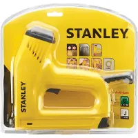 Stanley 6-TRE550, Sømpistol/hæftepistol, Lige magasin, Sort, Gul, 6 mm, 1,4 cm, Typ G