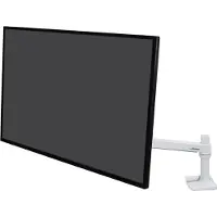 Ergotron LX - Monteringssæt (drejelig arm, klemme til montering på skrivebord, stang, forlængerbøjle) - for LCD display - aluminium, stål - hvid - skærmstørrelse: op til 34 - skrivebord