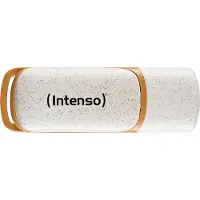 Intenso Green Line - USB flashdrive - 128 GB - USB 3.2 Gen 1 - beige, brun