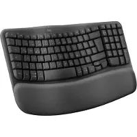 Logitech Wave Keys - keyboard - QWERTZ - German - graphite - Tastatur - Tysk - Grå