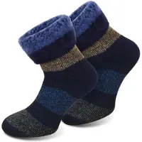 Polar Husky Sokker 'Extrem Hot' blå / navy / brun