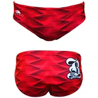 Turbo Red Waves Badetrusser
