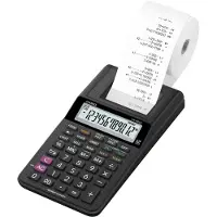 Casio Strimmelregner HR 8RCE Euro m/stort 12-cifret display