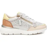 Carmela Carmelatil kvinder. 16227401-HIELO Træningssko i læder 162274 off-white (39), Hvid, Fast, Blonder, Lynlås, Casual