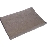 TIAKI hundemadras Teddy, taupe - Størrelse L: L 100 x B 70 x H 10 cm