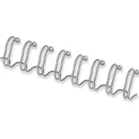 Fellowes Spiralrygge 3:1 wire 10mm sølv A4 61-80ark (100 stk.)