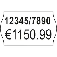 Avery-Zweckform Prisetiket PLR1626 hvid 26x16 mm aftagelige - (12.000 etiketter)