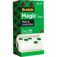 Scotch Tape Scotch Magic 19mm x 33 - tårn med 14 ruller