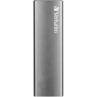 Verbatim VX500 ekstern SSD-drev 120 GB USB-C 3.1 aluminium