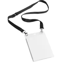 Durable Navneskilt Event A6 med keyhanger - (10 stk.)