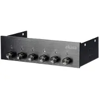 Akasa FC.SIX AK-FC-08BKV2 - Blæserhastighedsstyring til system - sort