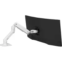 Ergotron HX - Monteringssæt (monitorarm) - for Monitor - hvid - skærmstørrelse: up to 49 - skrivebord