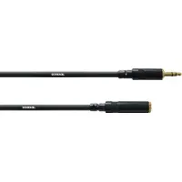 Cordial CFS 5 WY, 3.5mm, Hanstik, 3.5mm, Hunstik, 5 m, Sort