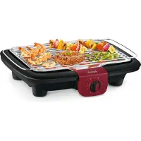 Tefal BG90E5, Sort, Rød, Termoplast, Bordplade, Dreje, Rist, 368 mm