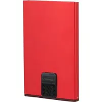 Samsonite Alu Fit, Kort-etui, Rød, Aluminium, Monokromatisk, 6 kort, 64 mm