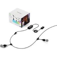 Nanoleaf Essentials Matter Smart Multicolor Outdoor String Lights Smarter Kit - 15 m