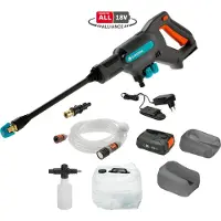 Gardena Batteridrevet højtryksrenser AquaClean 24/18V, premiumsæt