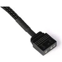 Alphacool 18704, RGB delerkabel, Plast, Sort, 3-stikben, 150 mm, 1 stk