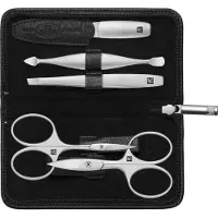 Zwilling Premium læderetui Black 5-delt Manicuresæt 5 stk.