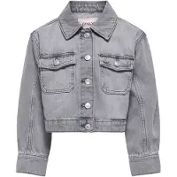 Kids Only Denimjakke - Noos - KogLumi - Medium Grey Denim - - 14 år (164) - Denimjakker