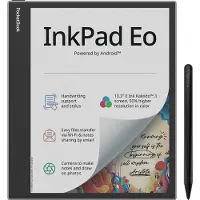 Pocketbook InkPad EO - eBook læser - Android 11 - 64 GB - 10.3 16 gråniveauer (4-bit) E Ink Kaleido 3 - touch screen - bagudrettet kamera - Bluetooth, Wi-Fi 5 - tågegrå