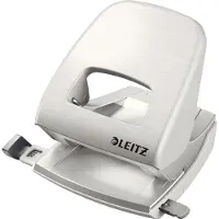 Leitz Hulapparat 5006 Style NeXXt, 2-huls 30 ark metal Arktisk hvid