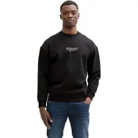 Tom Tailor DENIM Sweatshirt sort / hvid