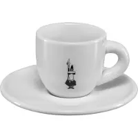 Bialetti Moka-kop, Istituzionale, hvid, porcelæn