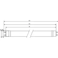 Philips LED-RØR 14 W 840 120 cm 230 V