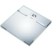 Sanitas SBF 14, Elektronisk personlig vægt, 180 kg, 100 g, Børstet stål, kg, lb, Firkant