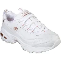 SKECHERS Skecherstil kvinder. 11931 Træningssko D'Lites Fresh Start hvid (36), Læder, Blonder, Casual