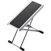K&M 14670 Guitar Footrest Nickel Plated