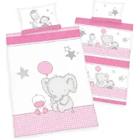 MCU Elefant Junior Sengetøj 100x135 cm - 100 procent bomuld