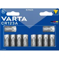 Varta Professional - Batteri - cylindrisk 10 x CR123A - primær lithiummangan