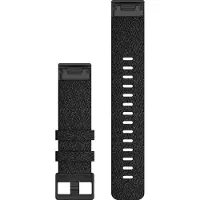 Garmin - Sportsure - Bracelet Quickfit 22mm Nylon Premium Noir til Unisex - Sort
