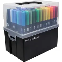Tombow Marker ABT Dual Brush Pen - med 108 stk. ass. farver i displayboks