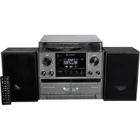Soundmaster MCD5600SW, Sort, 2 kort, 10 W, DAB+, FM, 3,5 mm, Vekselstrøm