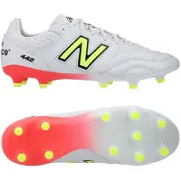 New Balance 442 V2 Pro FG Flash Point - Hvid/Grøn/Sort - Græs (FG), størrelse 44