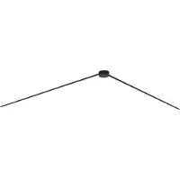 QAZQA Modernt skinnesystem sort 1-faset 400 cm med rund strømforsyning - Magnetic