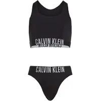 Calvin Klein Swimwear Bikini grå / sort