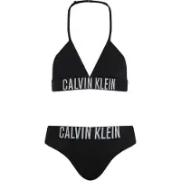 Calvin Klein Swimwear Bikini lysegrå / sort