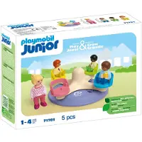 Playmobil Junior - Talkarrusel - 71701 - 5 Dele - - OneSize - Legetøj