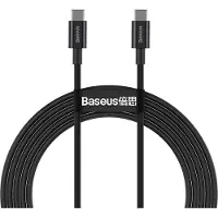 Baseus Superior Series USB-C / USB-C Kabel - 100W, 2m - Sort