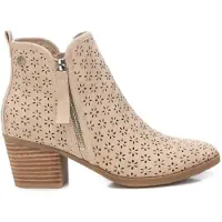 Refresh Refreshtil kvinder. 17278401-BEIGE Ankelstøvler 172784 beige (41), 5-8 cm, Lynlås, Casual
