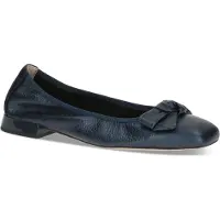 Caprice Ballerina, blue, made of Leather with Trapeze heel, Size 40