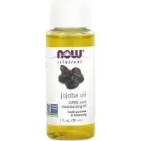 Now Solutions Jojobaolie 100 % ren fugtgivende multifunktionsolie til ansigtshr og krop 1 ounce